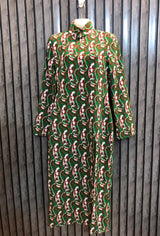 Chest 17  Length 47  Fabric Silk Women's Western Long Maxi Collection