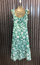 Chest 19  Length 42  Fabric Silk Women's Designer Long Maxi Dresses
