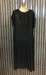 Chest 21  Length 47  Fabric Chiffon Women's Exclusive Long Maxi Dress