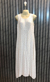 Chest 18  Length 49  Fabric Rayon Women's Refined Long Maxi Dress