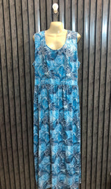 Chest 25  Length 58  Fabric Silk Jersey Women's Luxury Maxi Wear