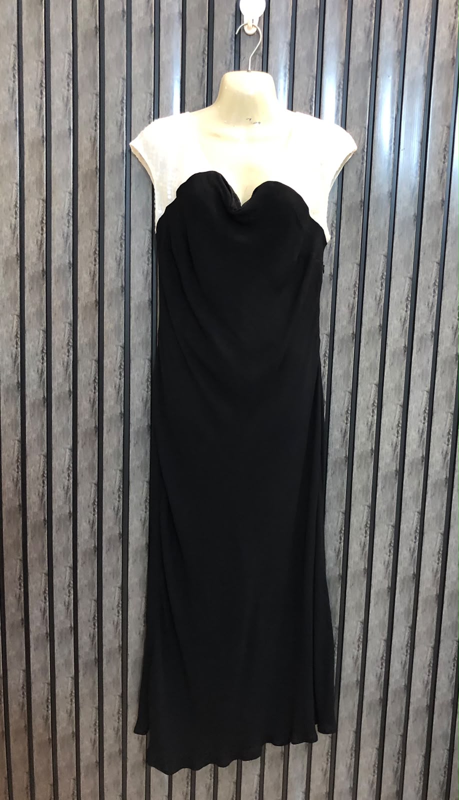Chest 19  Length 52  Fabric Chiffon Women's Elegant Full Length Maxi Dress