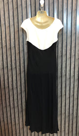 Chest 19  Length 52  Fabric Chiffon Women's Elegant Full Length Maxi Dress