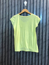 Chest 19  Length 22 Women's Casual T-Shirt