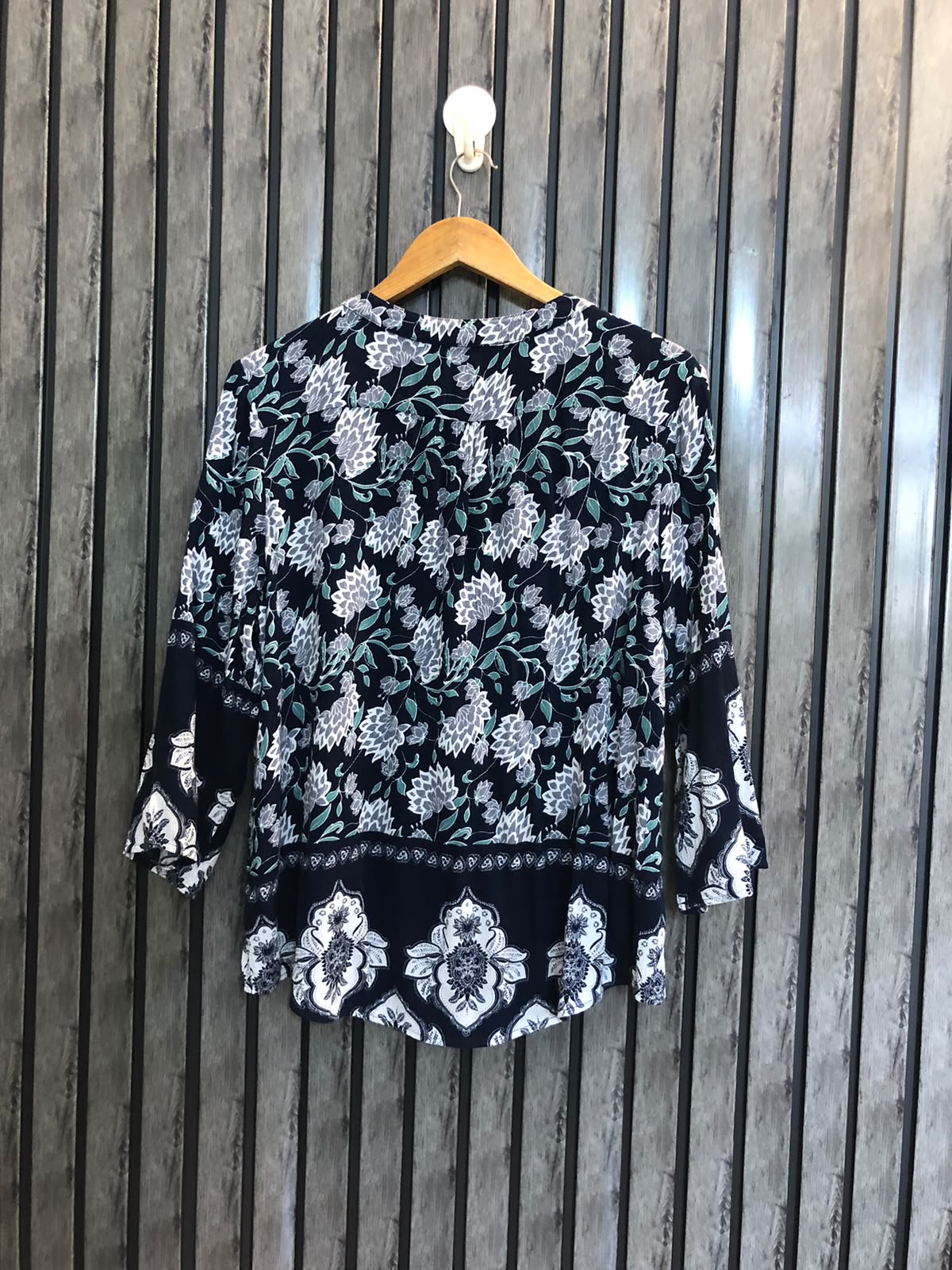 Chest 19  Lenght 23  Fabric cotton Women's Slim Fit Full Sleeve Top