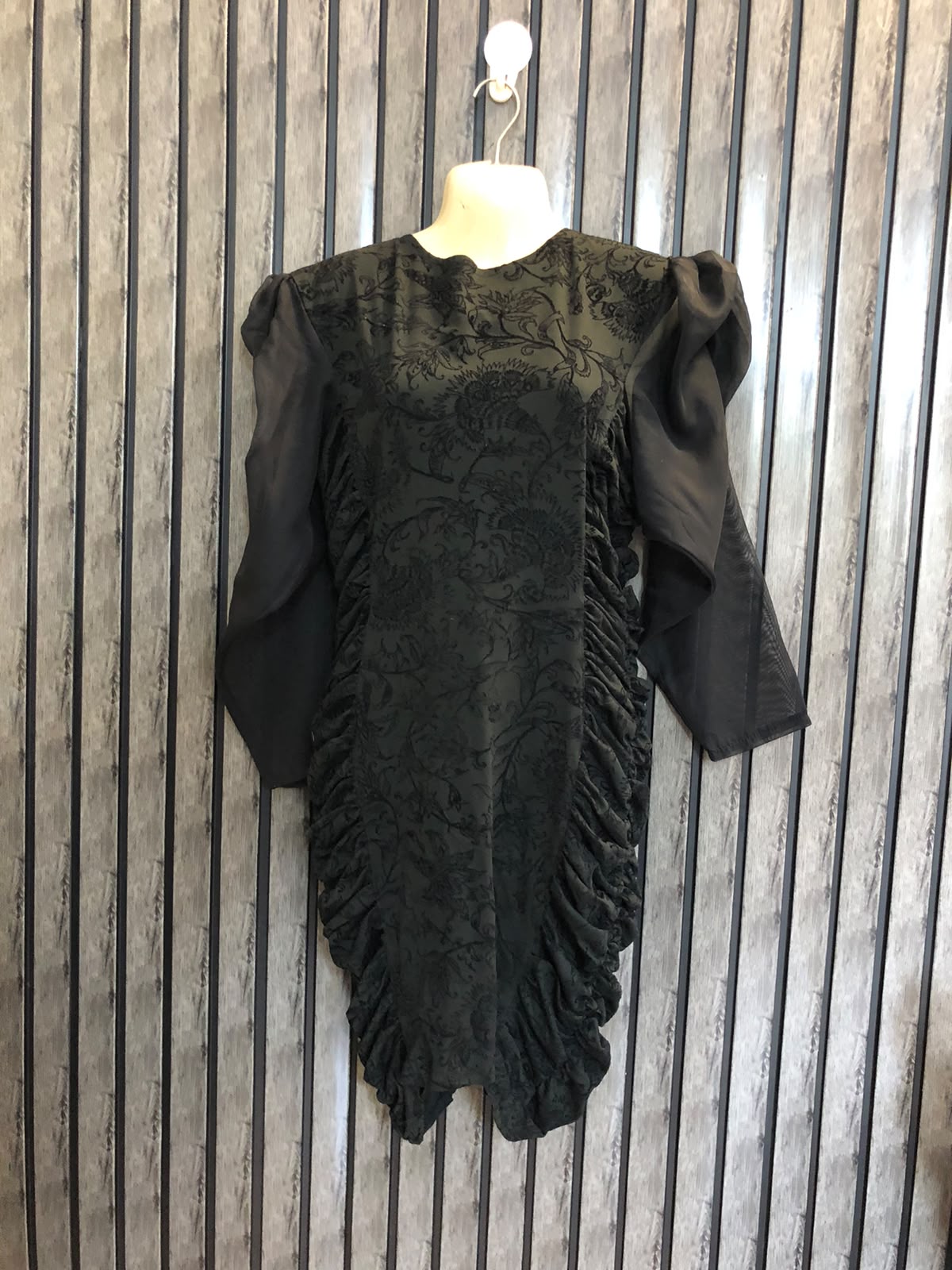 Chest 21  Lenght 34  fabric sleeve chiffon  other Fabric silk jersey  Chic Women's Western Party Mini Dress