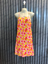 Chest 20  Lenght 33  Fabric silk jersey Women's Casual Branded Mini Dress