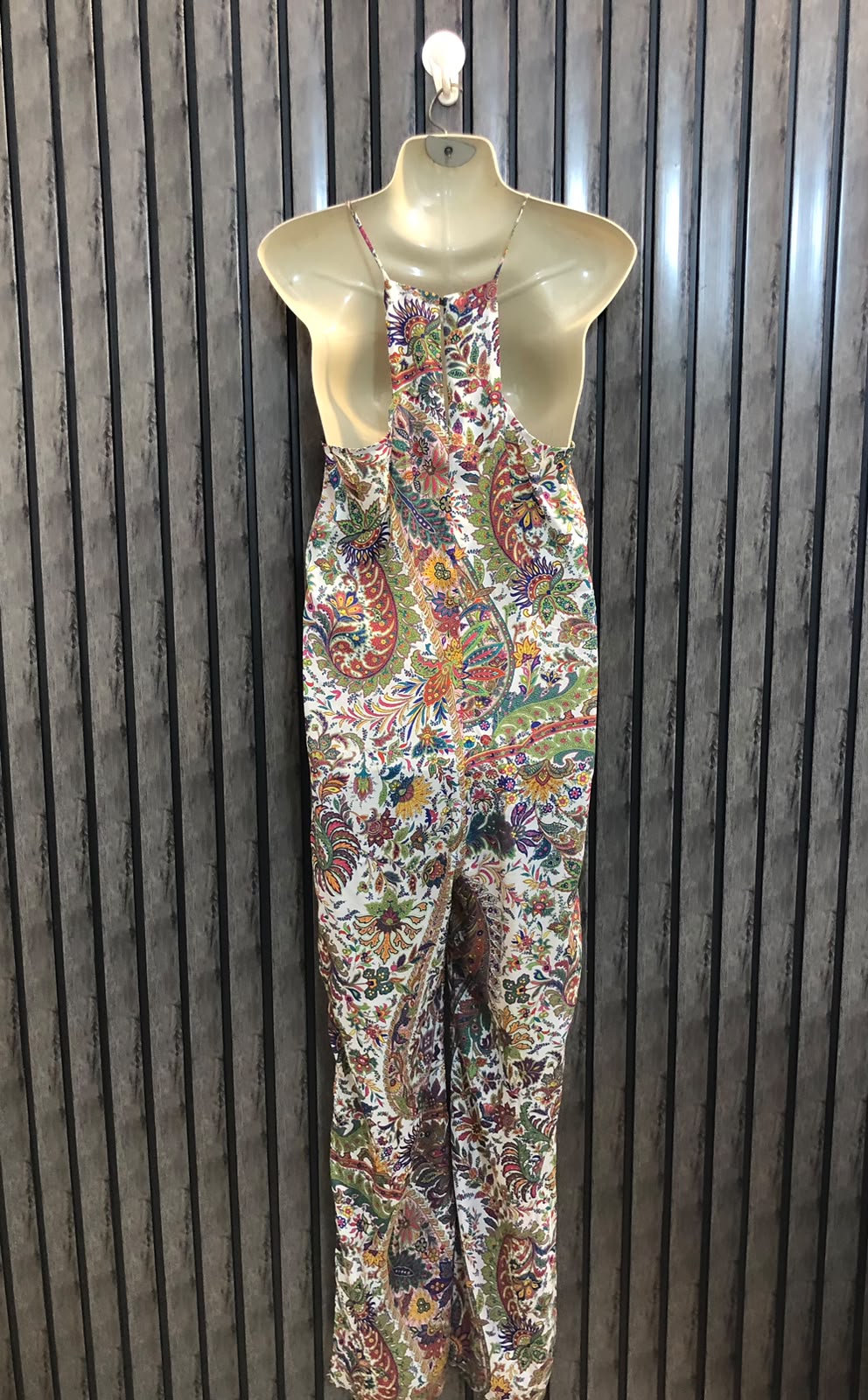 Chest 17  Length 58  Fabric Silk Western Jumpsuit