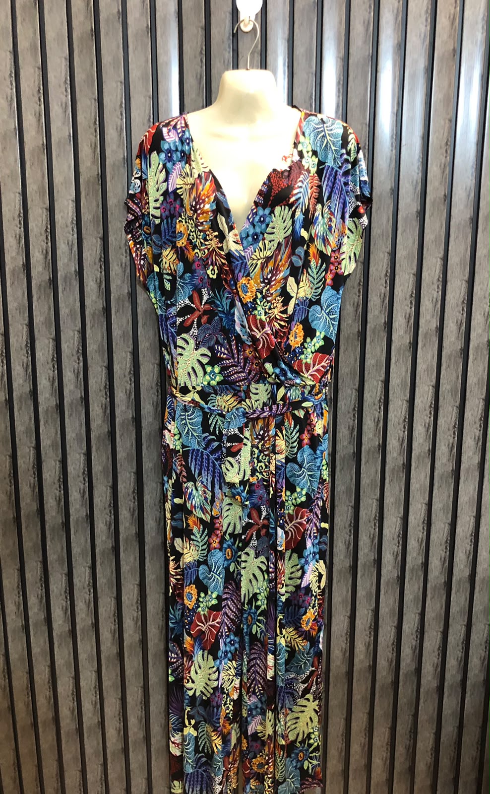Chest 23  Length 55  Fabric Silk Jersey Branded Western Casual Long Jumpsuit