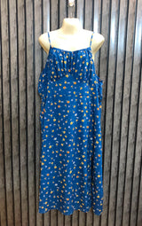 Chest 23  Length 45  Fabric Silk Women's Stylish Full Length Maxi Dress