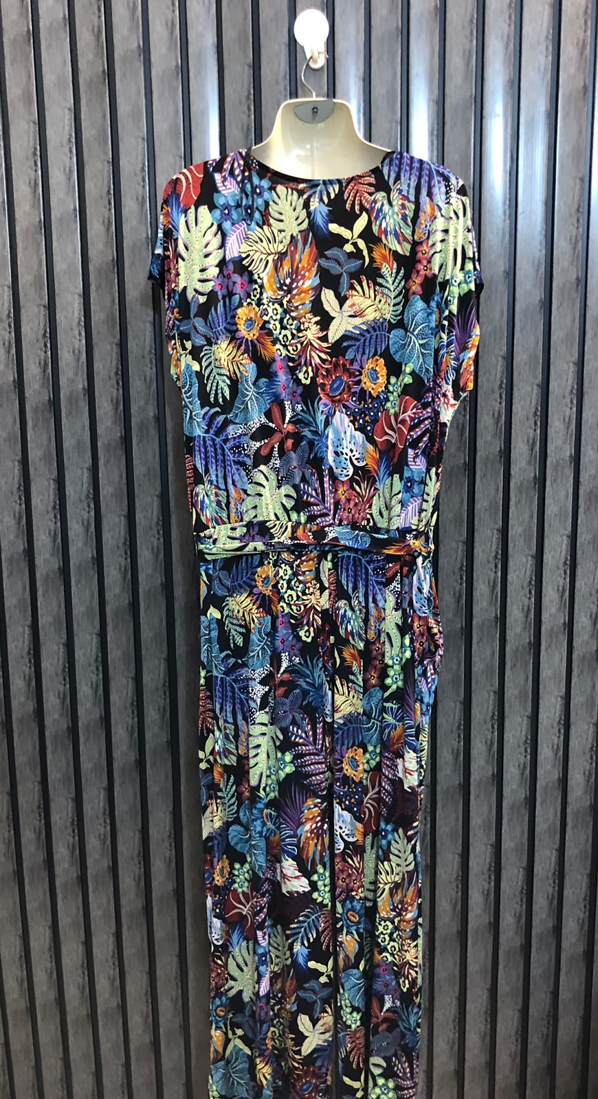 Chest 23  Length 55  Fabric Silk Jersey Branded Western Casual Long Jumpsuit