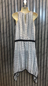 Chest 18  Length 39 To 45  Fabric Chiffon Elegant Western Maxi Dress for Women