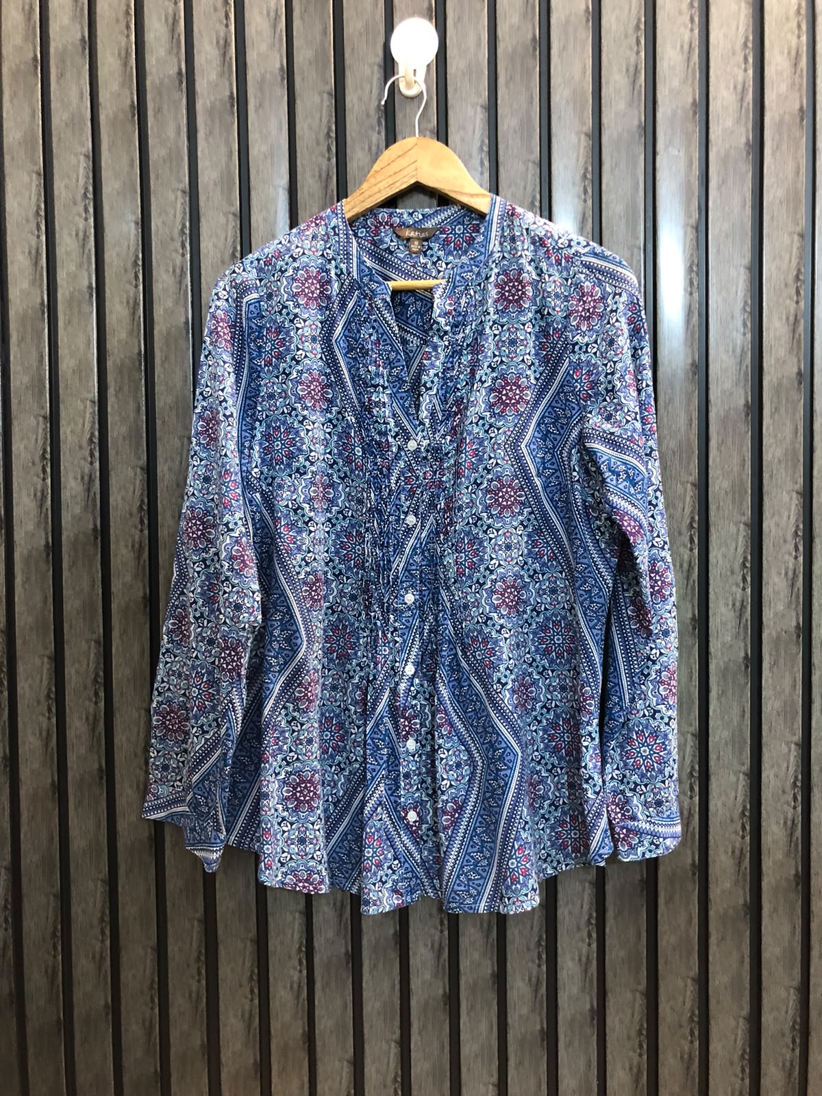 Chest 19  Lenght 26  Fabric silk Stylish Full Sleeve Top for Women
