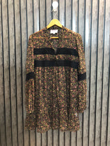 Chest 17  Lenght 31  Fabric chiffon Casual Chic Women's Full Sleeve Top