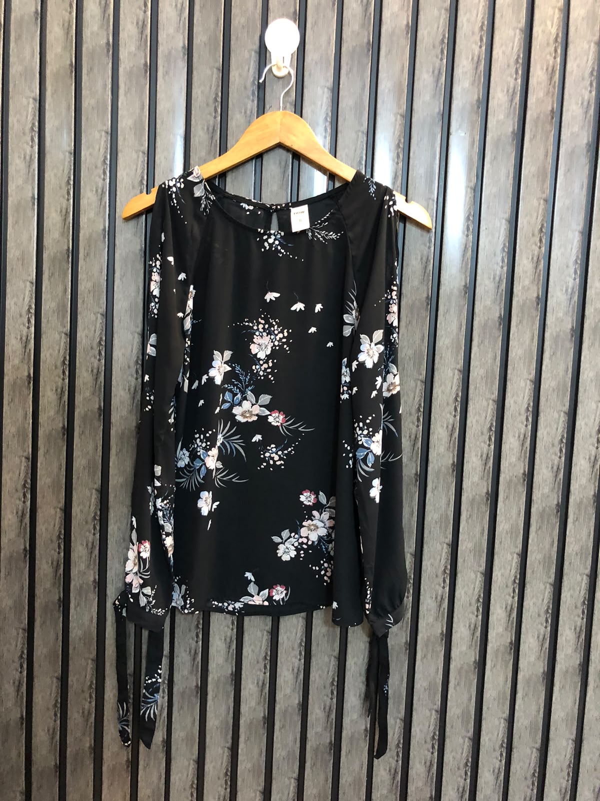Chest 16  Lenght 24  Fabric chiffon Women's Slim Fit Full Sleeve Western Tops