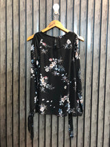 Chest 16  Lenght 24  Fabric chiffon Women's Slim Fit Full Sleeve Western Tops