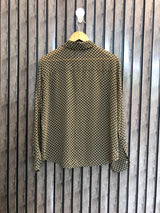 Chest 19  Length 25  Fabric Chiffon Branded Women's Stretch Fit Full Sleeve Top