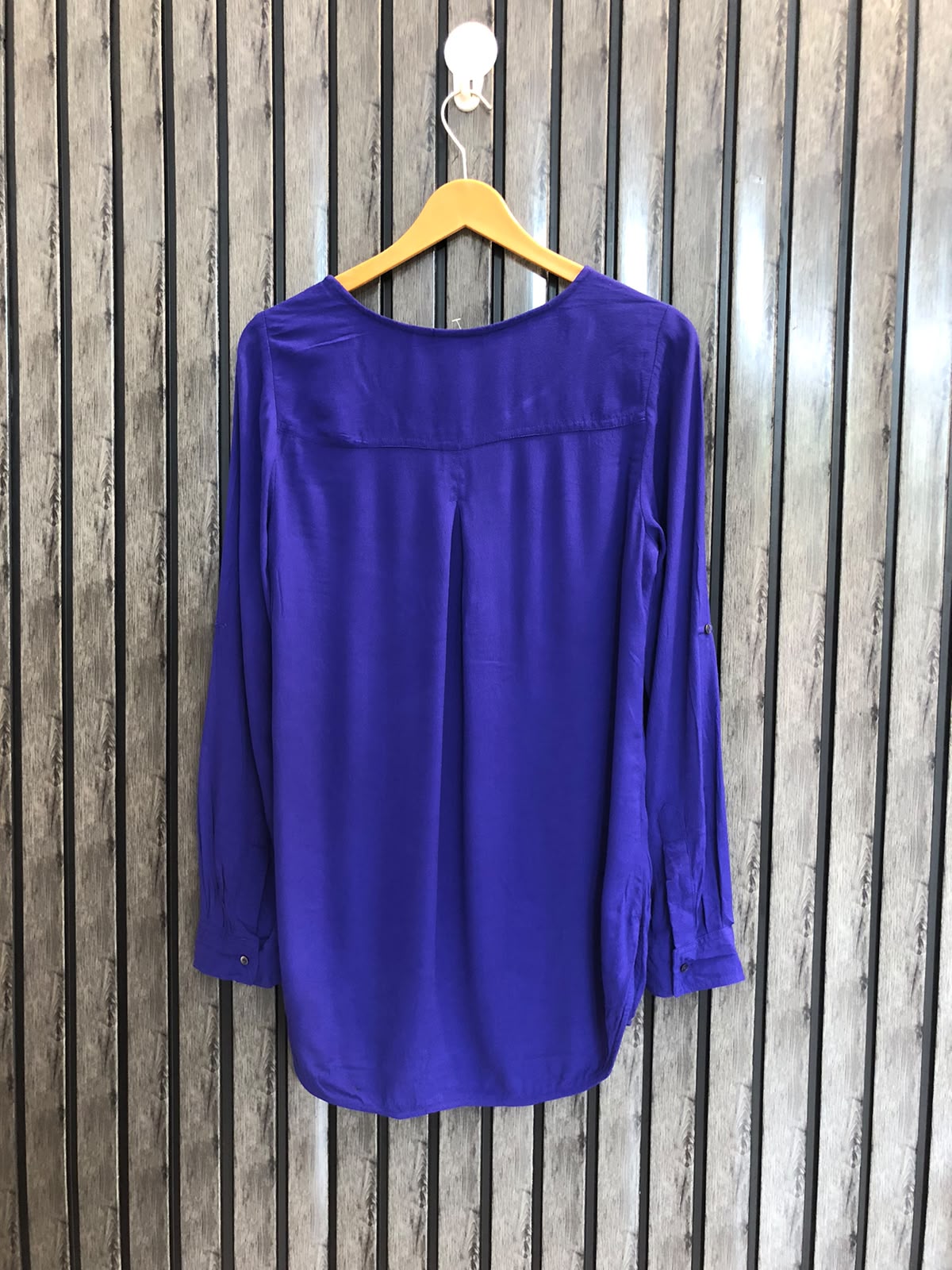 Chest 18  Length 27 To 28 Fabric Georgette Women's Crew Neck Full Sleeve Top