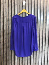 Chest 18  Length 27 To 28 Fabric Georgette Women's Crew Neck Full Sleeve Top