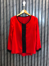 Chest 16  Lenght 21 to 25  Fabric chiffon Premium Branded Full Sleeve Women’s Top