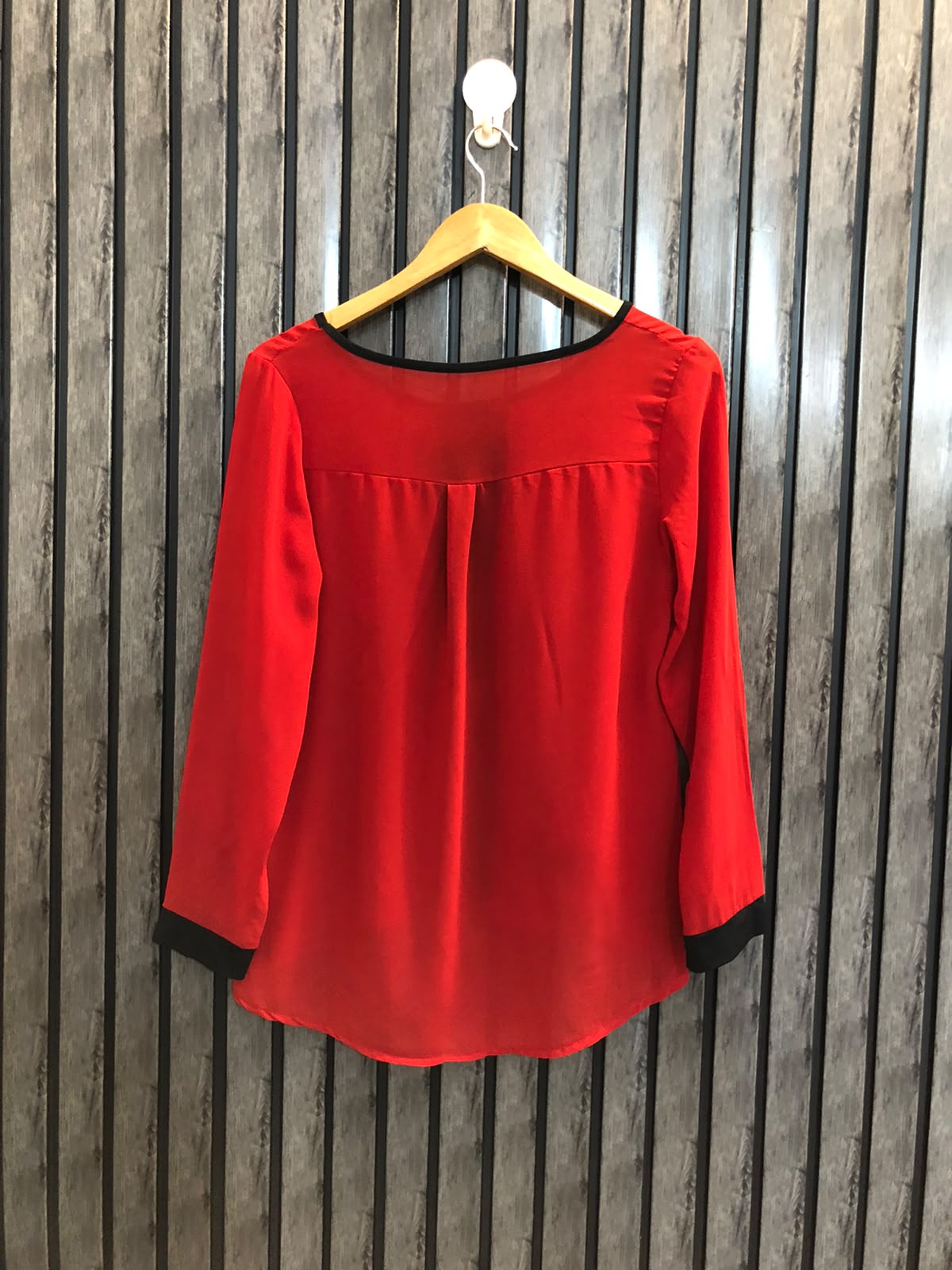 Chest 16  Lenght 21 to 25  Fabric chiffon Premium Branded Full Sleeve Women’s Top