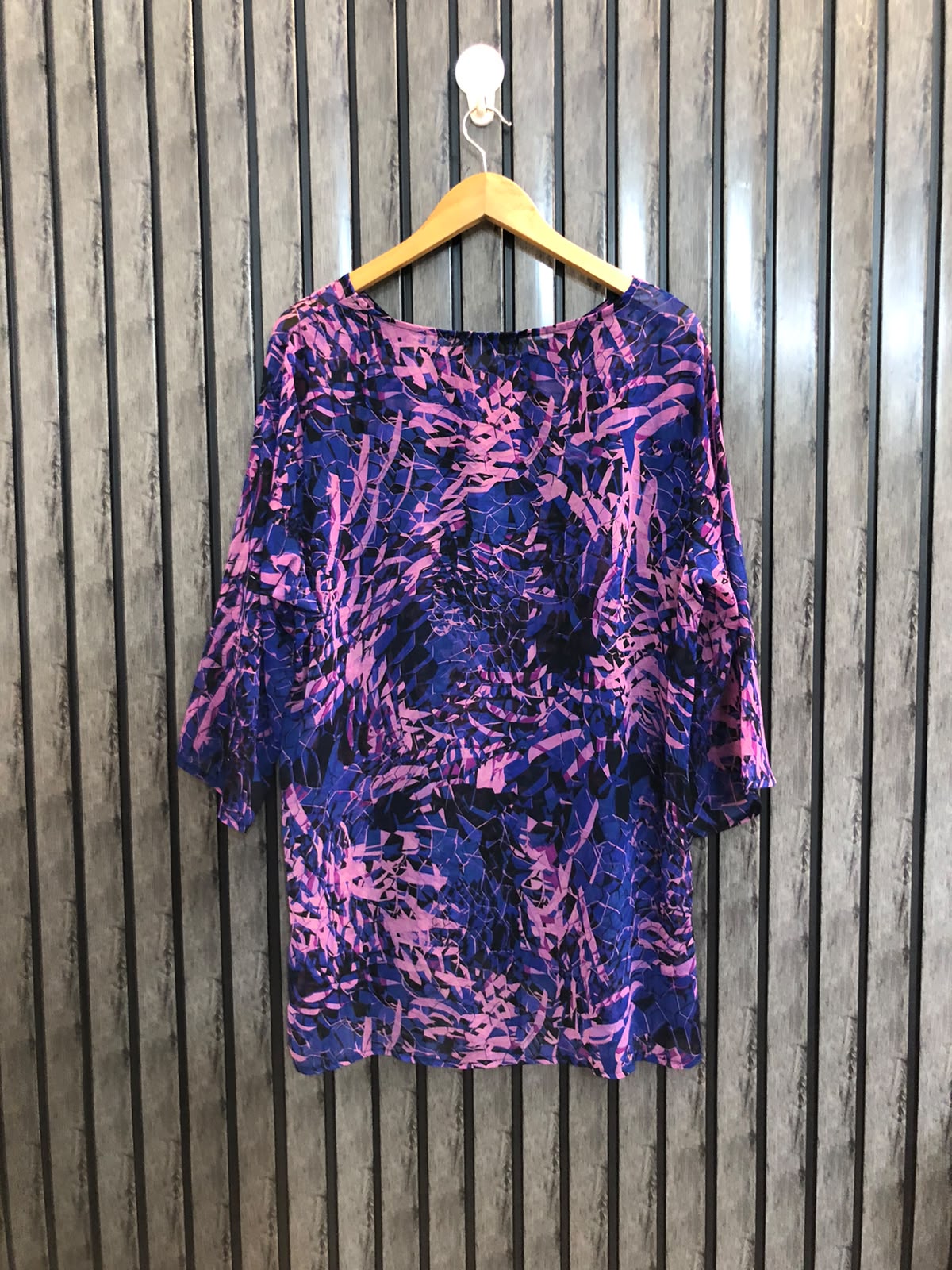 Chest 22  Lenght 30  Fabric chiffon Fashionable Women’s Western Full Sleeve Top
