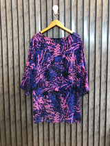 Chest 22  Lenght 30  Fabric chiffon Fashionable Women’s Western Full Sleeve Top