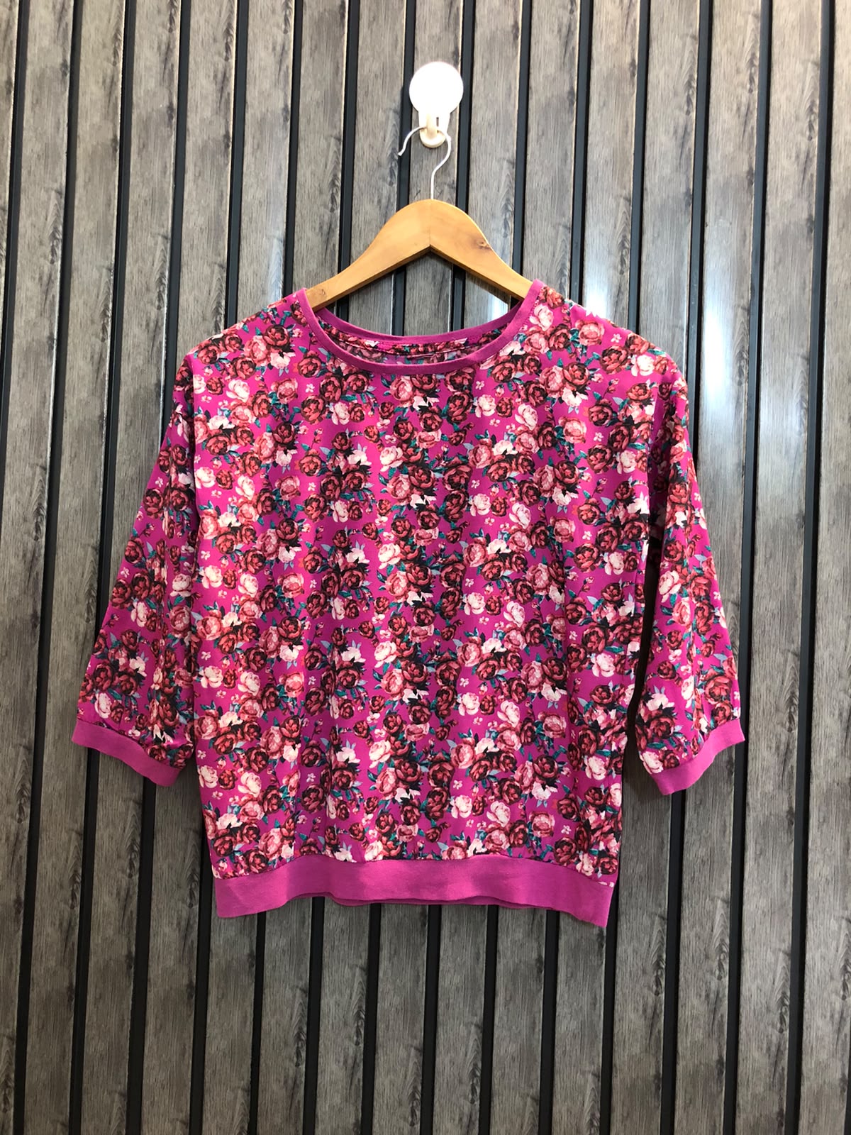 Chest 16  Lenght 20  Fabric silk Elegant Full Sleeve Western Top for Women