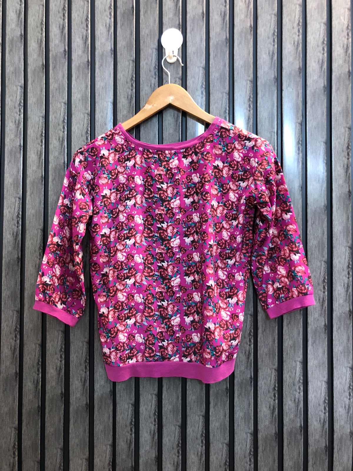 Chest 16  Lenght 20  Fabric silk Elegant Full Sleeve Western Top for Women
