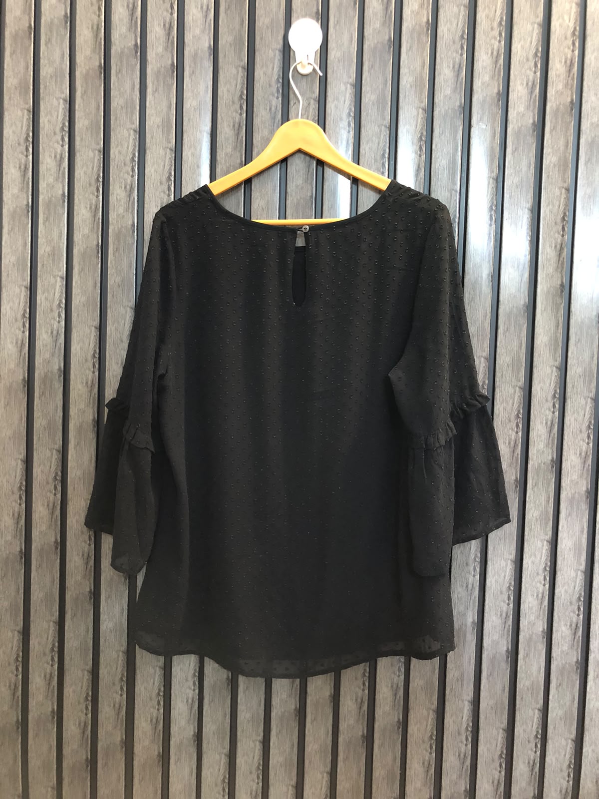 Chest 19  Lenght 25.5  Fabric chiffon Trendy Full Sleeve Women’s Western Wear Top