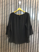 Chest 19  Lenght 25.5  Fabric chiffon Trendy Full Sleeve Women’s Western Wear Top