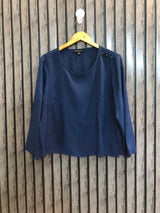 Chest 20  Lenght 22  Fabric silk western Women’s Long Sleeve Top – Elegant Everyday Wear