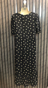 Chest 18  Lenght 48  Fabric linen Women’s Stylish Western Long Maxi Dress