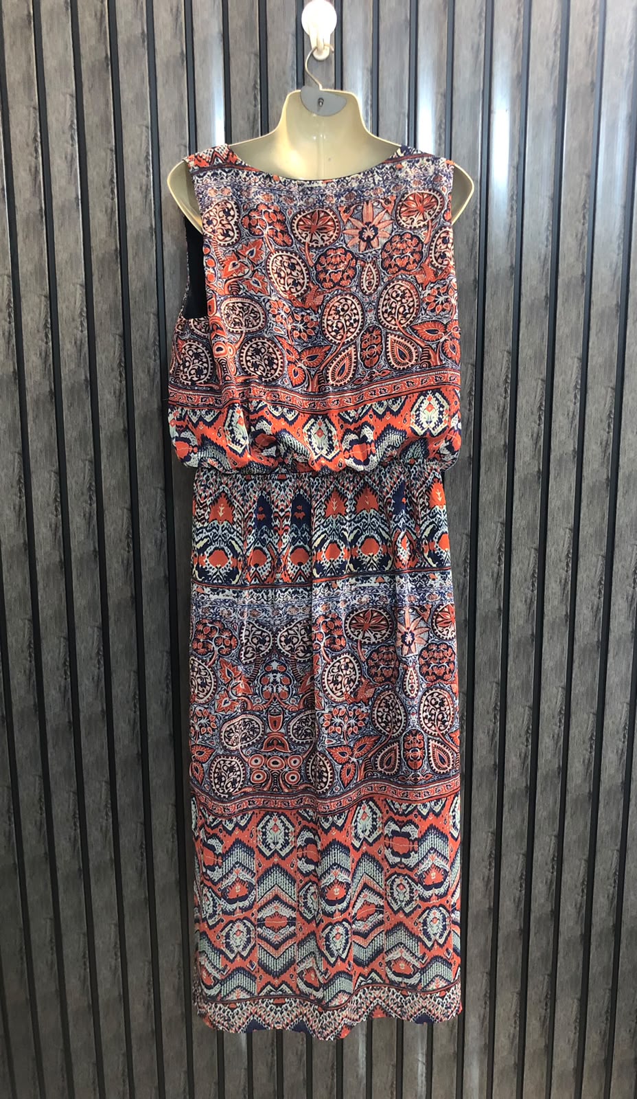 Chest 21  Lenght 48  Fabric chiffon Women’s Fashion Western Long Maxi Dress