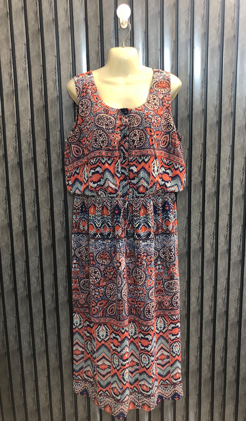 Chest 21  Lenght 48  Fabric chiffon Women’s Fashion Western Long Maxi Dress
