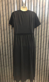 Chest 21  Lenght 51  Fabric jersey  and chiffon Women’s Elegant Full Length Western Maxi