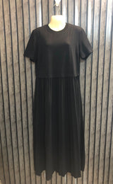 Chest 21  Lenght 51  Fabric jersey  and chiffon Women’s Elegant Full Length Western Maxi