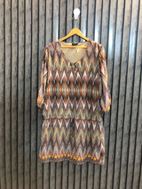 Chest 21  Lenght 36 Fabric chiffon Women Long Top Wear