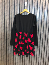 Chest 18  Lenght 35  Fabric silk jersey Ladies Long Top