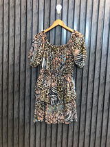 Chest 18  Lenght 30  Fabric chiffon Long Top Women Collection