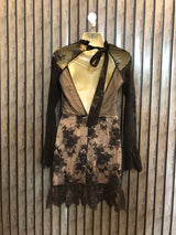 Chest 18  Lenght 31  Fabric Net Premium Women’s Western Mini Dress