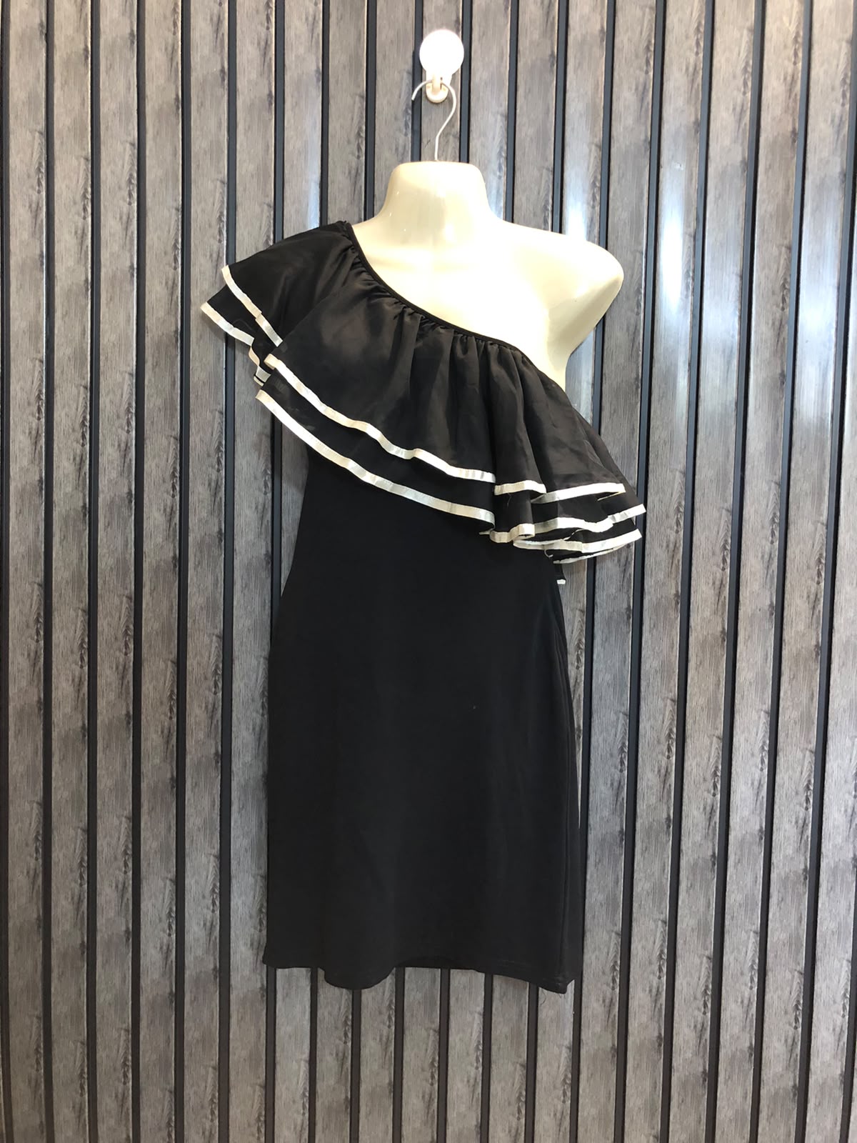 Chest 17  Lenght 31 Silk Jersey Stylish Short Dress for Women