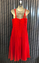 Chest 17  Lenght 44  Fabric Chiffon Chic Evening Mini Dress for Women