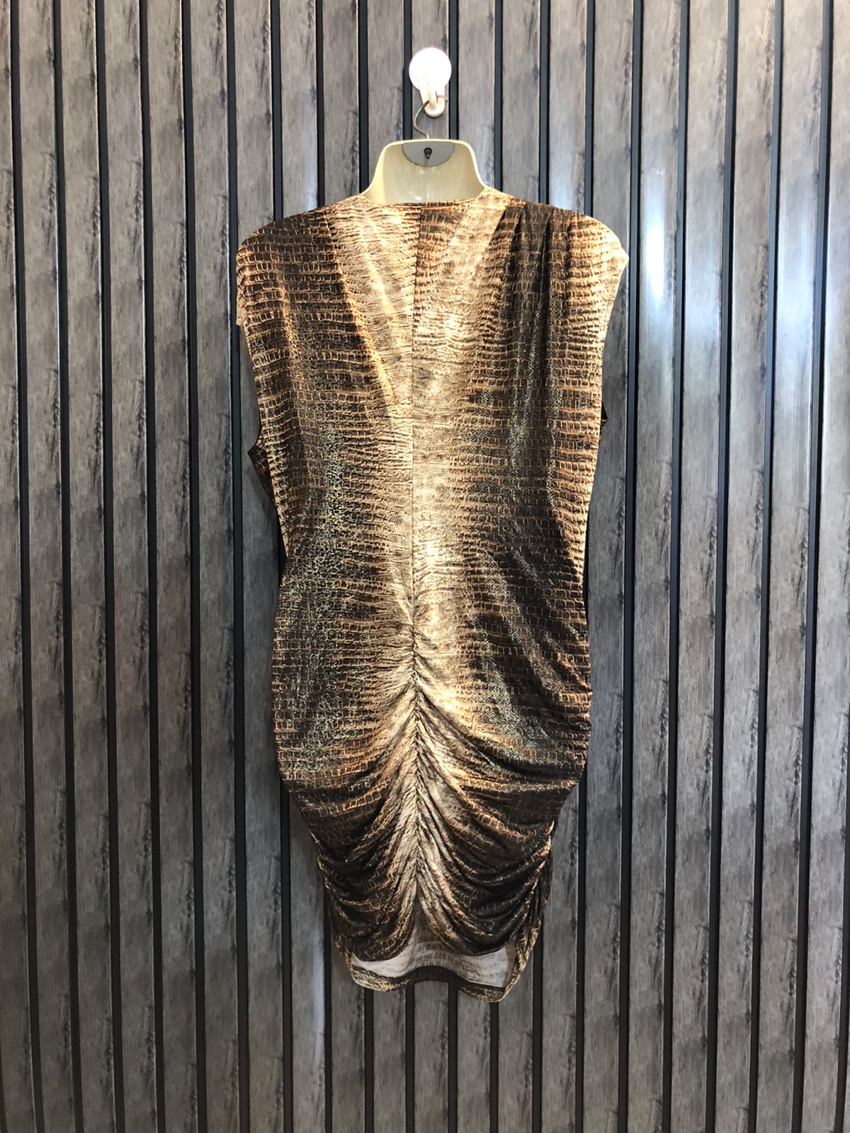 Chest 21  Lenght 34  Fabric Silk Jersey Elegant Fitted Mini Dress for Women