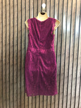 Chest 18  Lenght 34  Fabric Net Sophisticated Bodycon Mini Dress