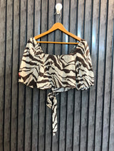 Chest Small  Length 14  Fabric Rayon Trendy Branded Crop Top for Women