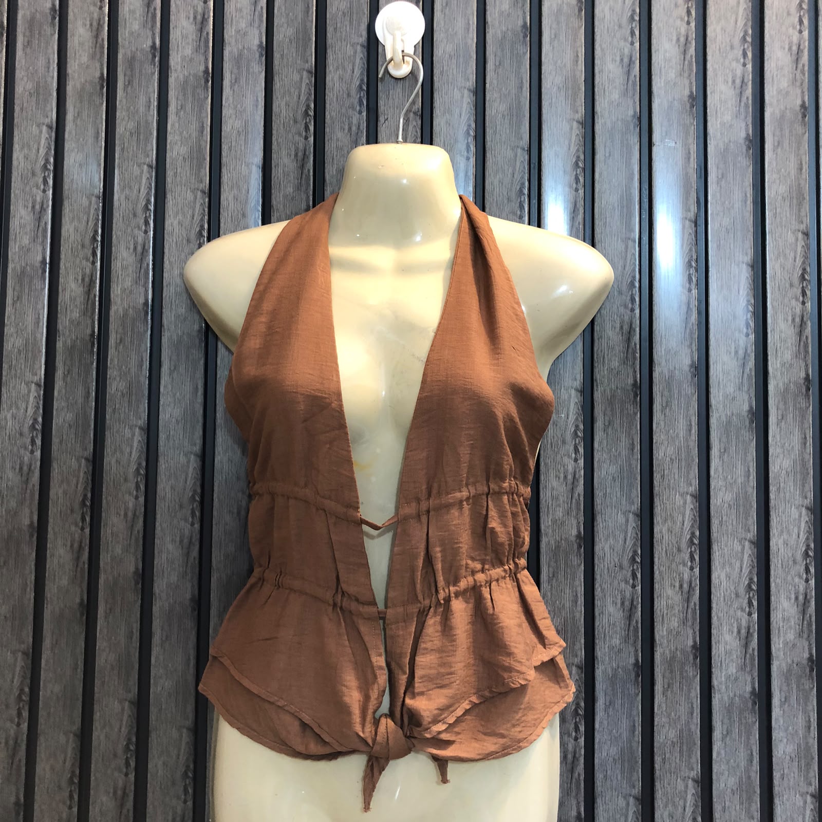 Chest Small  Length 20  Fabric Cotton Silk Modern Women’s Casual Crop Top