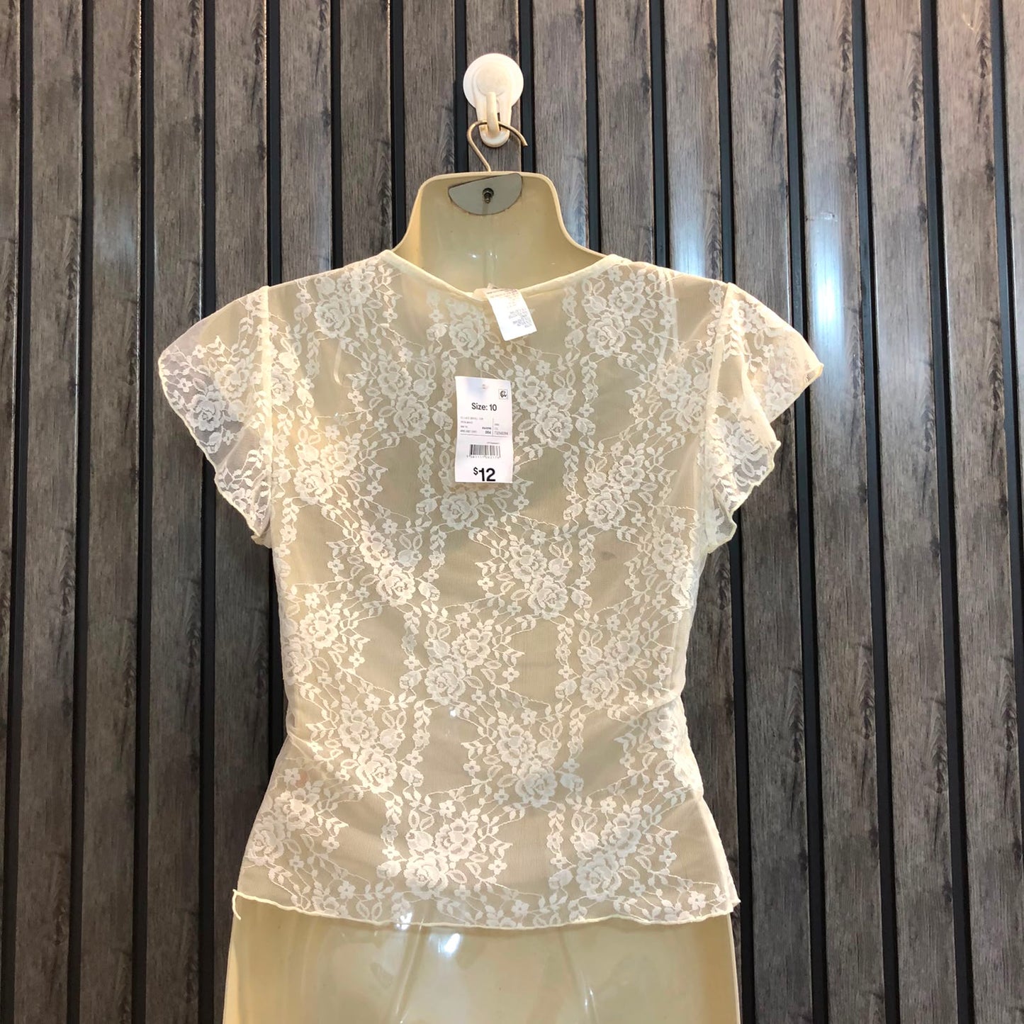Chest 18  Length 18  Fabric Net Branded Western Fashion Crop Top
