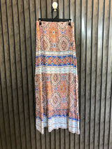 Waist 32  Length 42  Fabric linen Trendy Checkered Mini Skirt