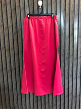 Waist 32  Length 37  Fabric Silk Elegant Pleated Skirt for Women